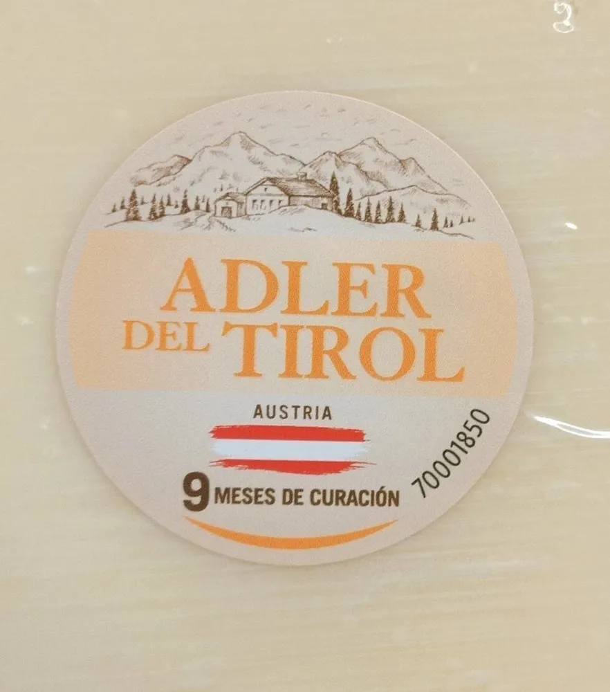Queso Adler del Tirol