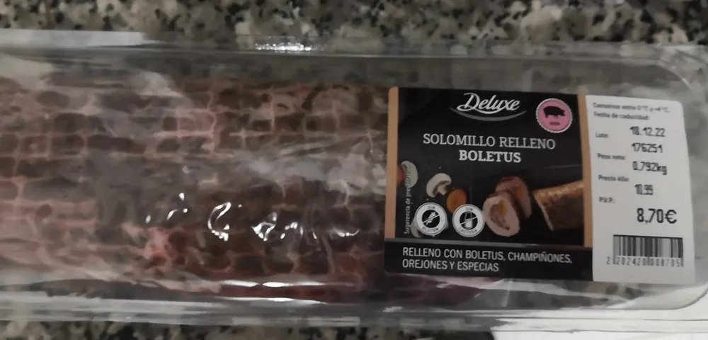 Solomillo relleno