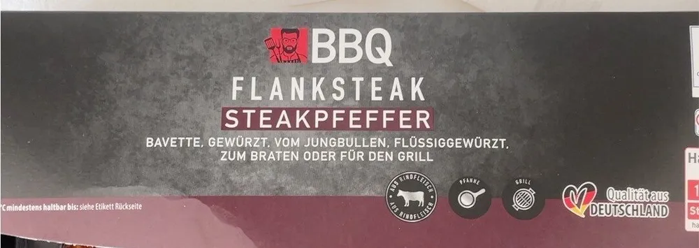 Flanksteak steakpfeffer