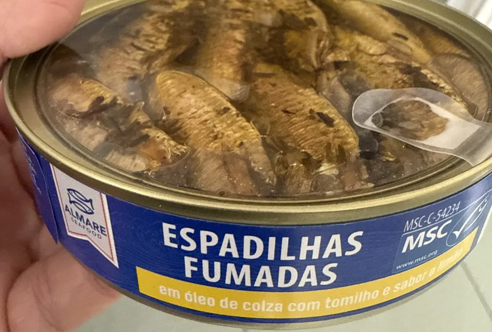 Espadilhas Fumadas em óleo de colza com tomilho e sabor a limão