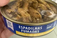 Espadilhas Fumadas em óleo de colza com tomilho e sabor a limão