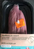 Aiguillettes de canard