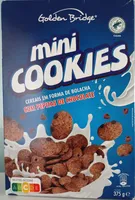 Cereais em Forma de Bolacha com Pepitas de Chocolate Mini Cookies