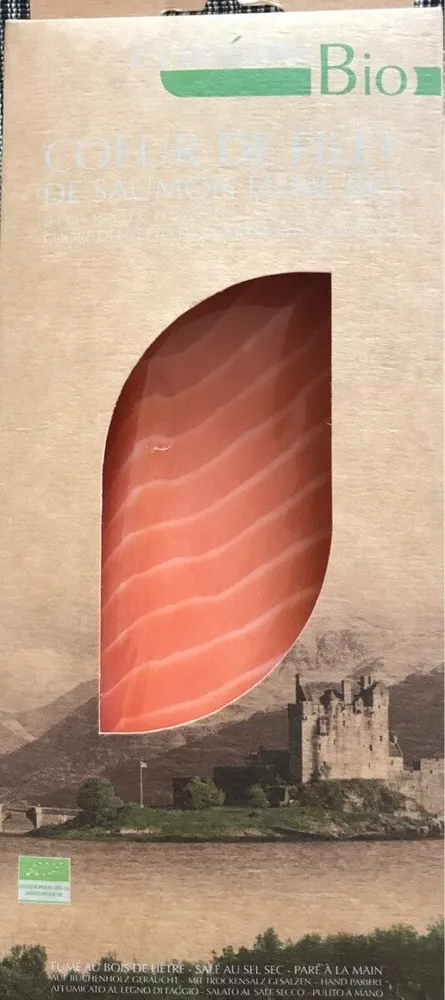 Coeur de filet de saumon fumé bio