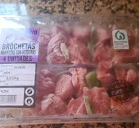 Brochetas de pavo