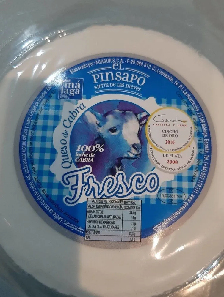 Queso fresco de Cabra