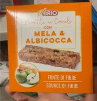 Barrette ai cereali mela-albicocca