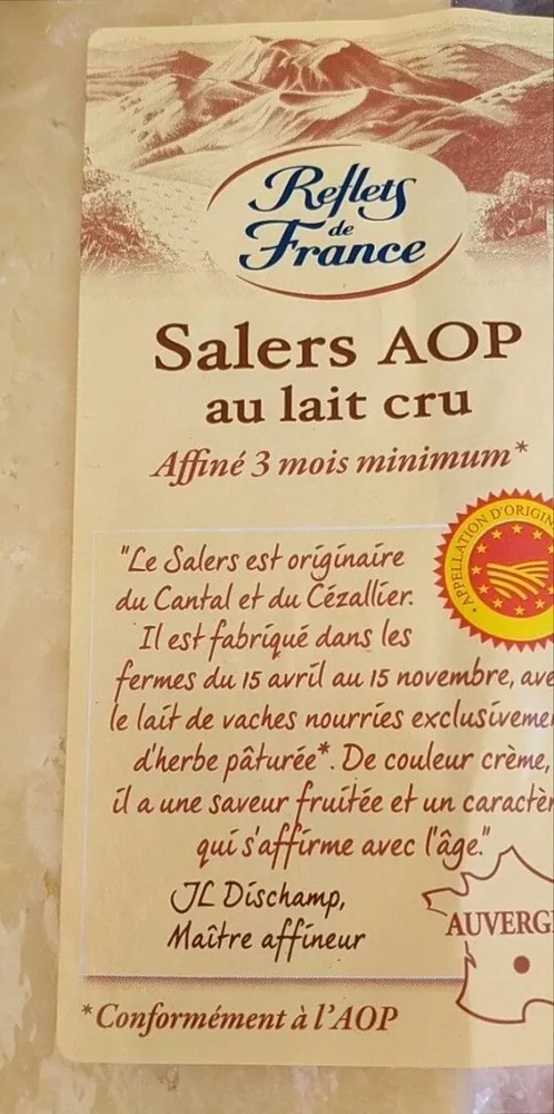 Salers AOP au lait cru