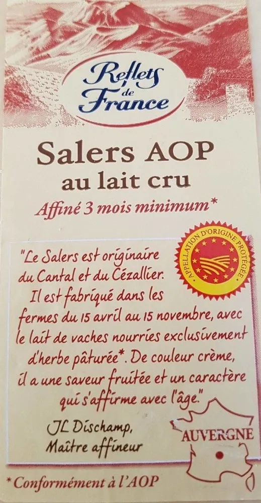 Salées AOP au lait cru
