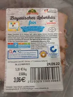 Bayrischer Leberkäse fein