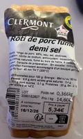 Roti de porc fume demi sel
