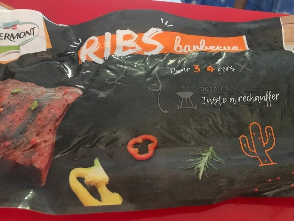 Rib's barbecue cuit sous vide