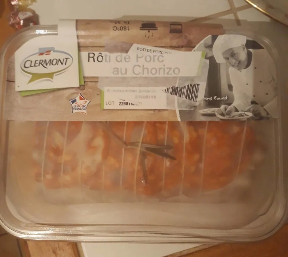 rôtis de porc au chorizo