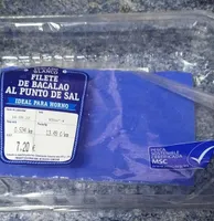 Filete de bacalao al punto de sal