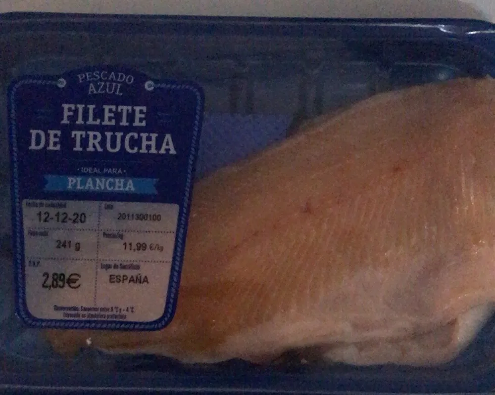 Filete de trucha