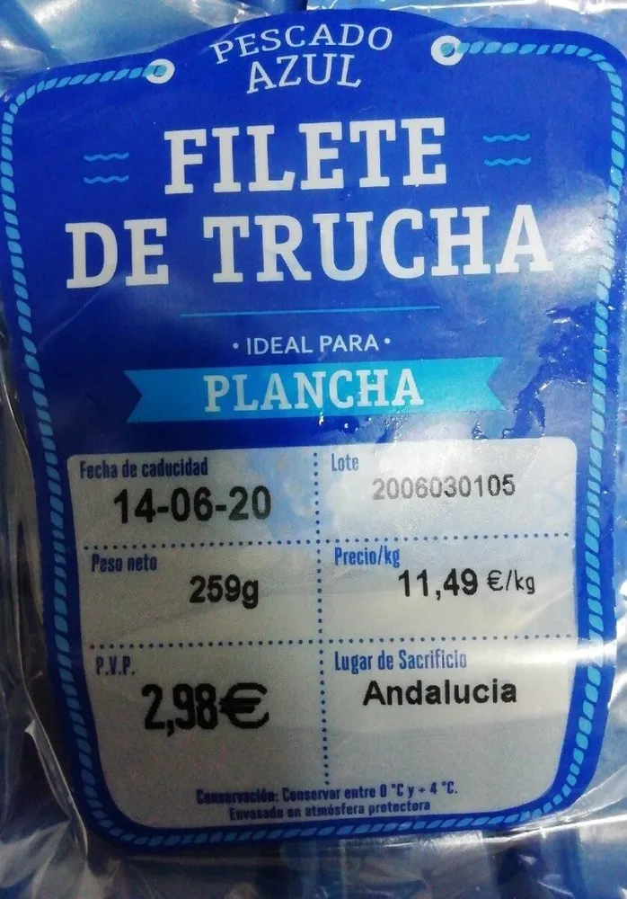 Filete de Trucha