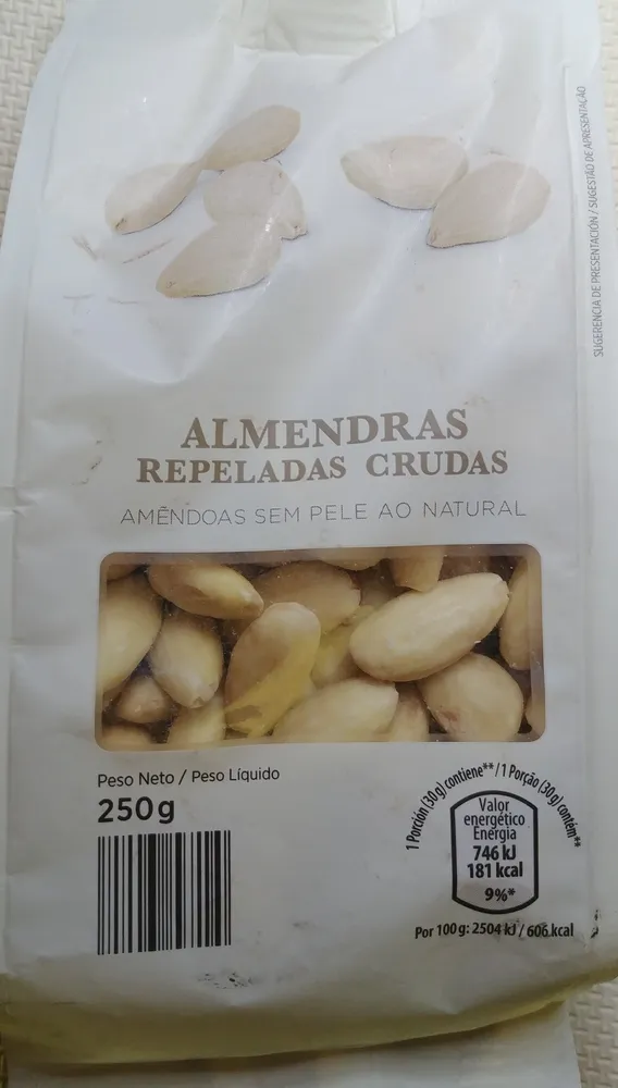 Almendras Repeladas Crudas