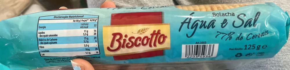Bolacha Água e Sal