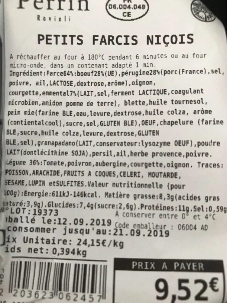 Petits farcis nicois