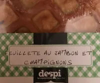 Feuillete au jambon et champignon