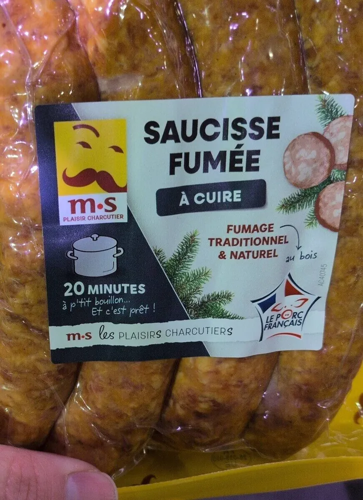 Saucisse fumée à cuire