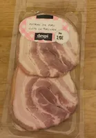 Poitrine de porc cuite en morceaux
