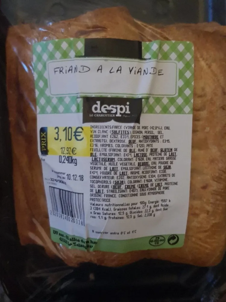 Friand à la viande
