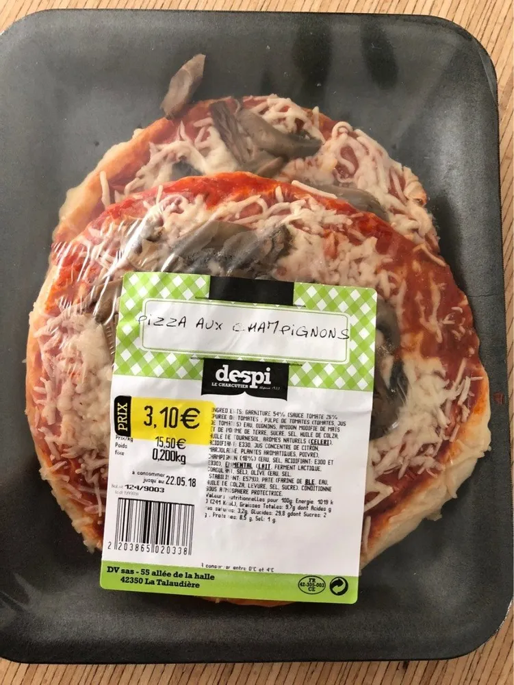 Pizza aux Champignons