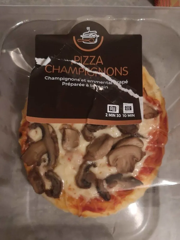 Pizza aux champignons
