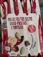 Mix de Frutos Secos, Uvas-Passas e Mirtilos