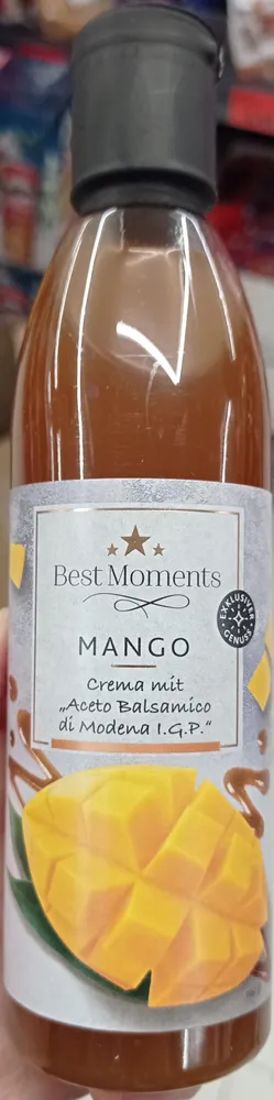 Mango crema mit "Aceto balsamico di Modena"
