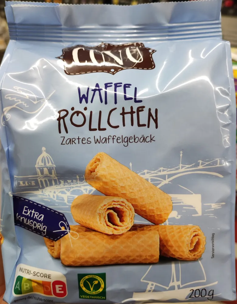 Waffel Röllchen