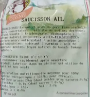 Saucisson à l ail