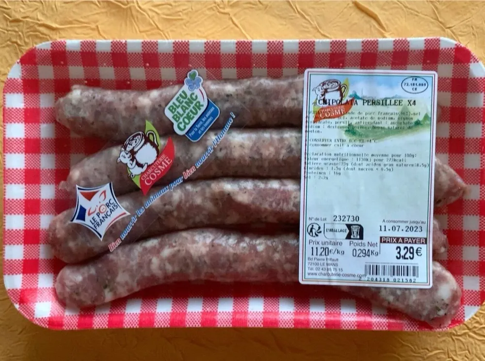 Chipolatas persillees