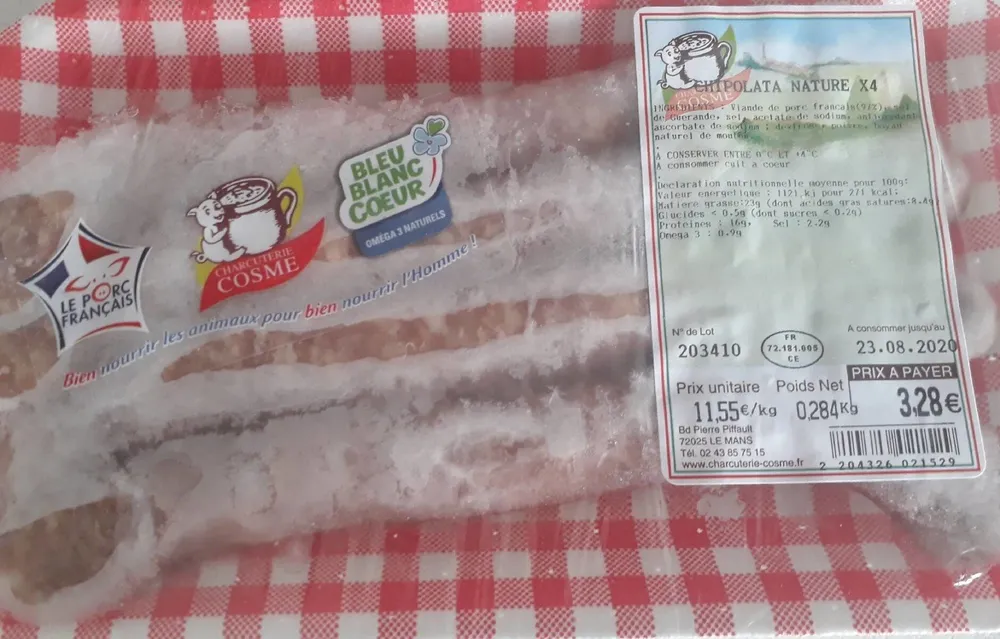 Chipolata nature