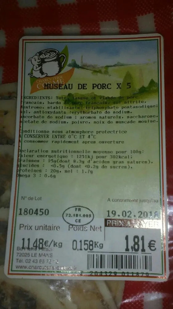 Museau de porc