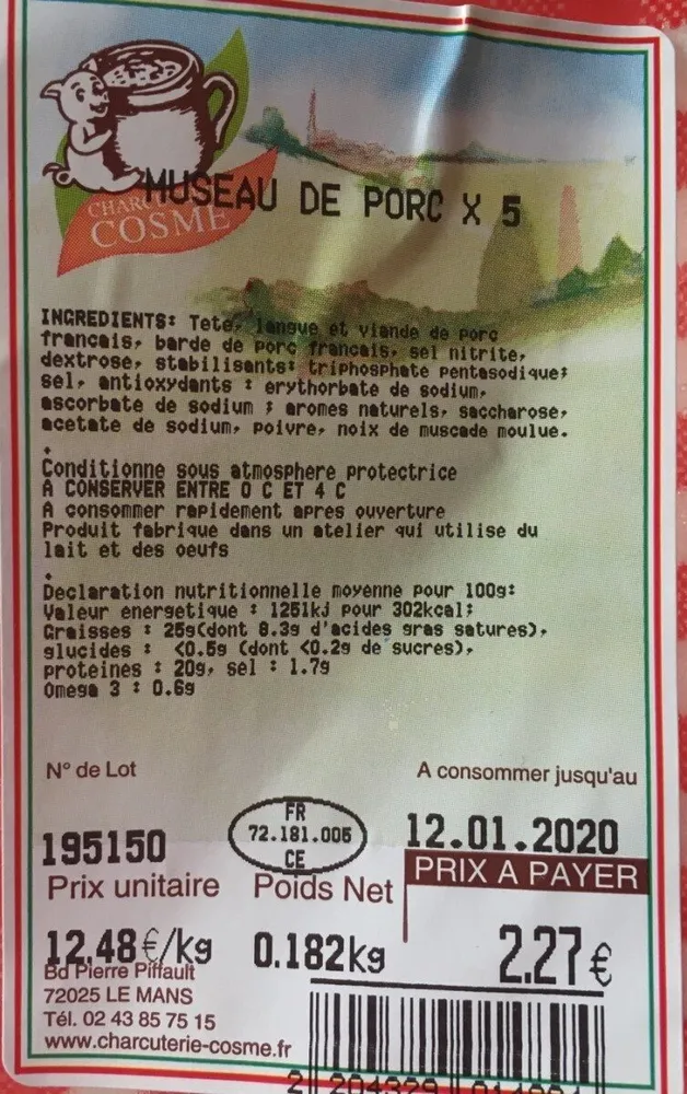 Museau de porc