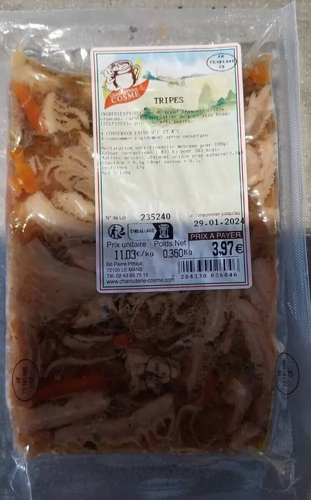 Tripes à la mode de Caen