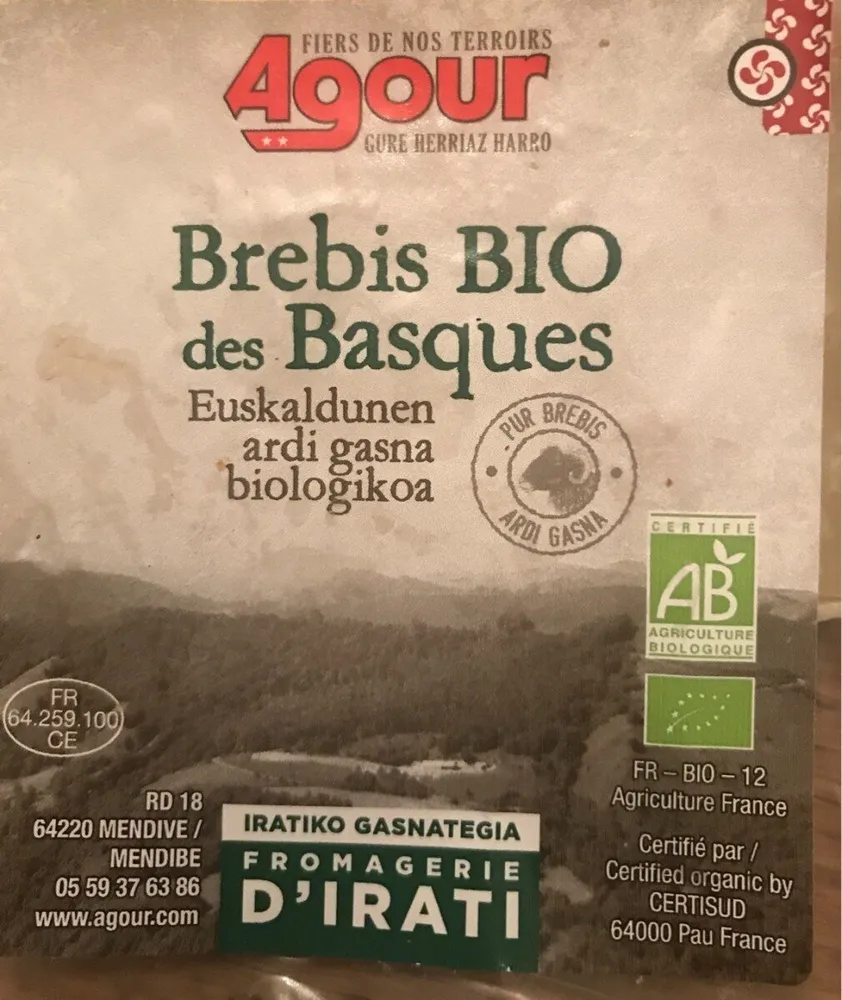 Brebis bio des basques