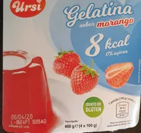 Gelatina sabor morango