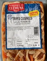 Tripes cuisinées à la tomate