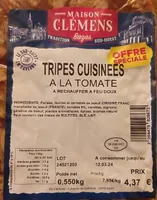 Tripes cuisinées à la tomate