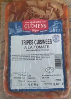 TRIPES CUISINEES A LA TOMATE