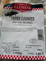 Tripes cuisinées