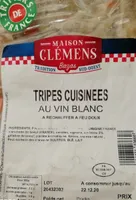 Tripes cuisinées au vin blanc
