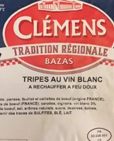 Tripes au Vin blanc
