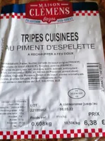 Tripes cuisinée