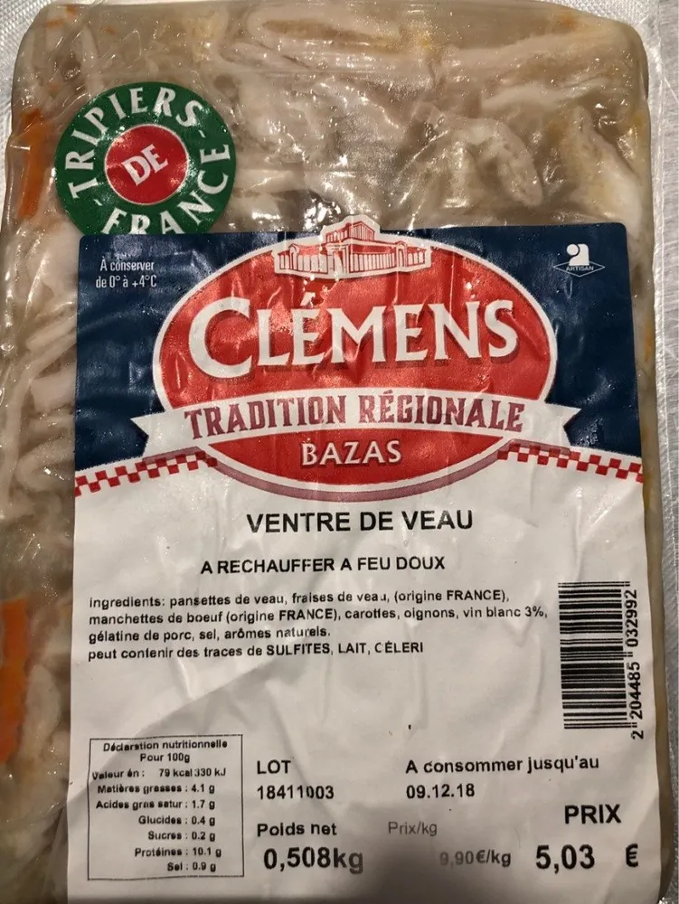 Ventre de veau