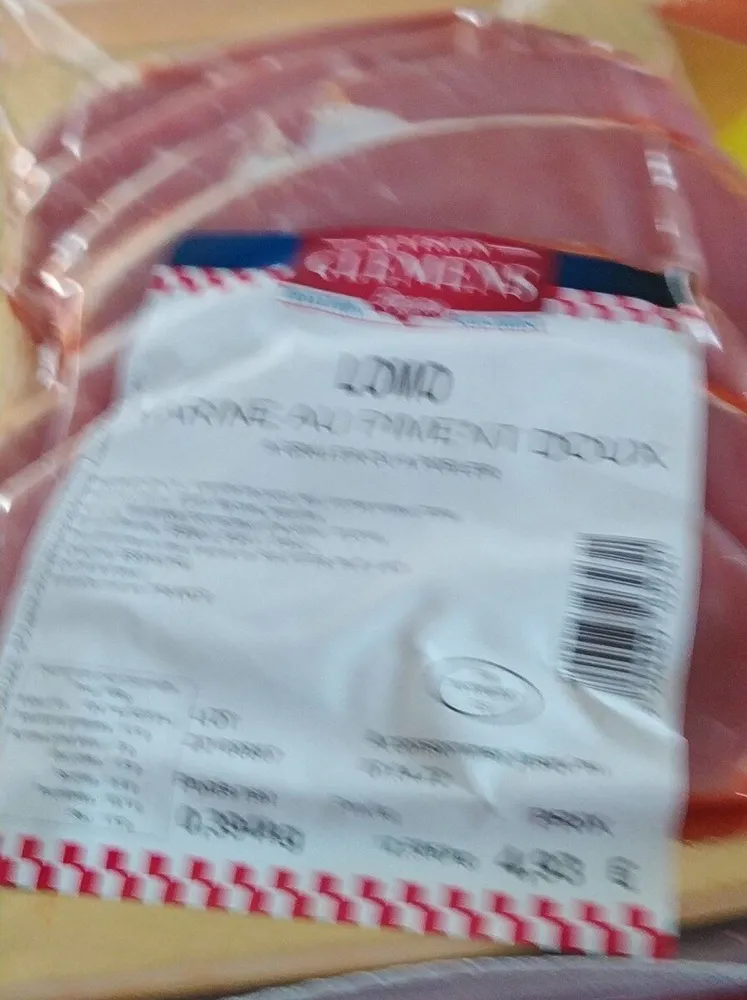 Lomo mariné au piment doux