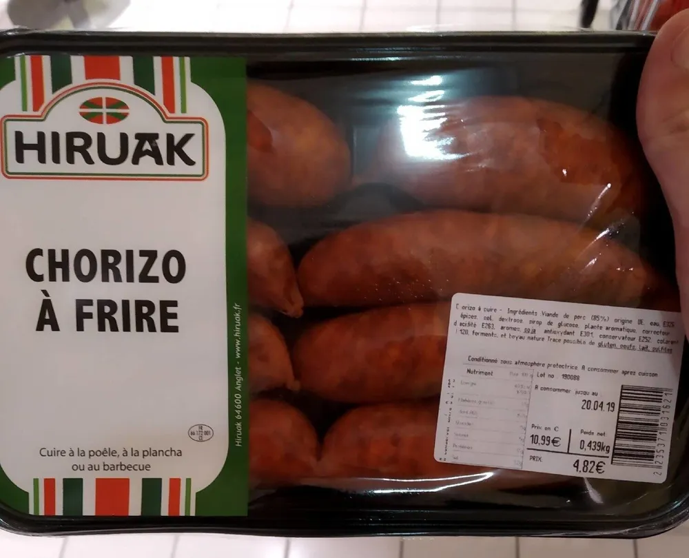Chorizo à frire